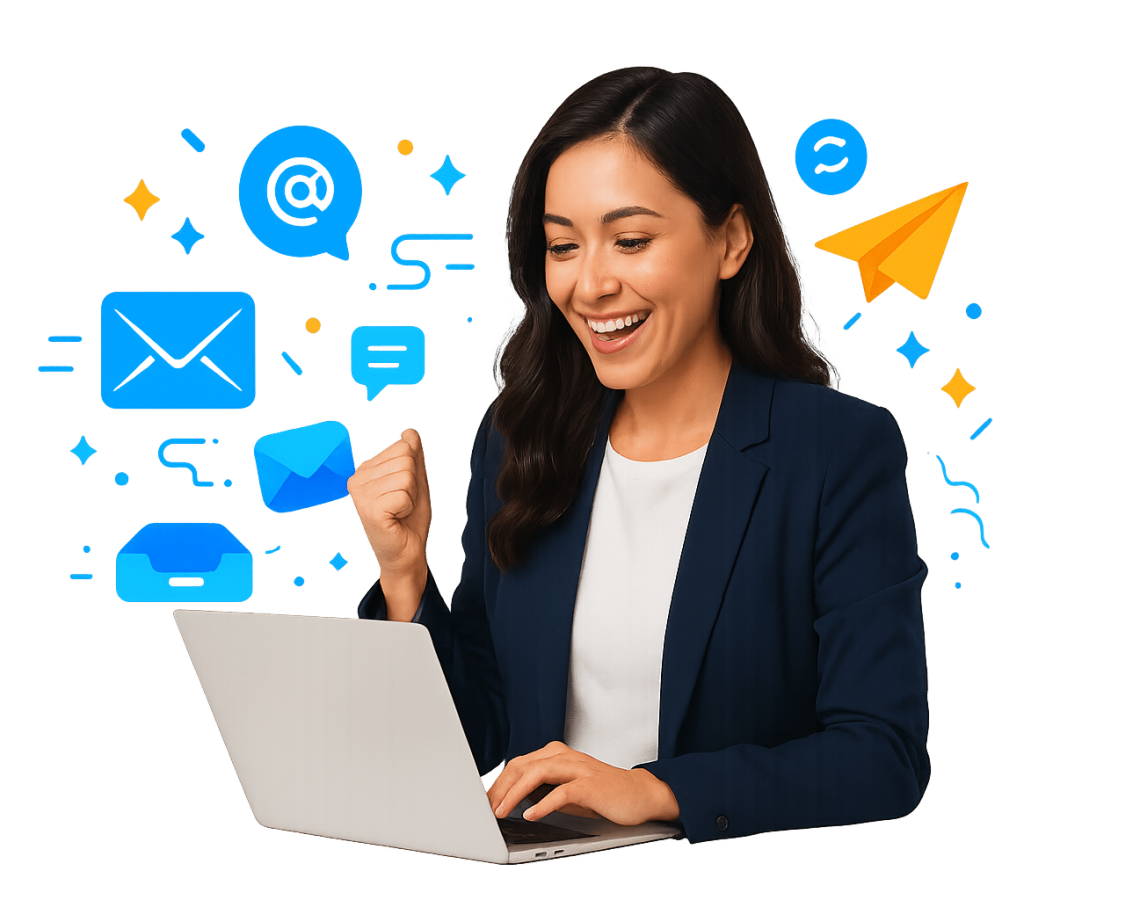 Melbourne AI email chatbot replying to a customer message, booking a time and sending a confirmation.